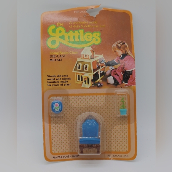 The Littles Living Room Chair Toy Original Package No 1800 Asst 3228 - Picture 2 of 5